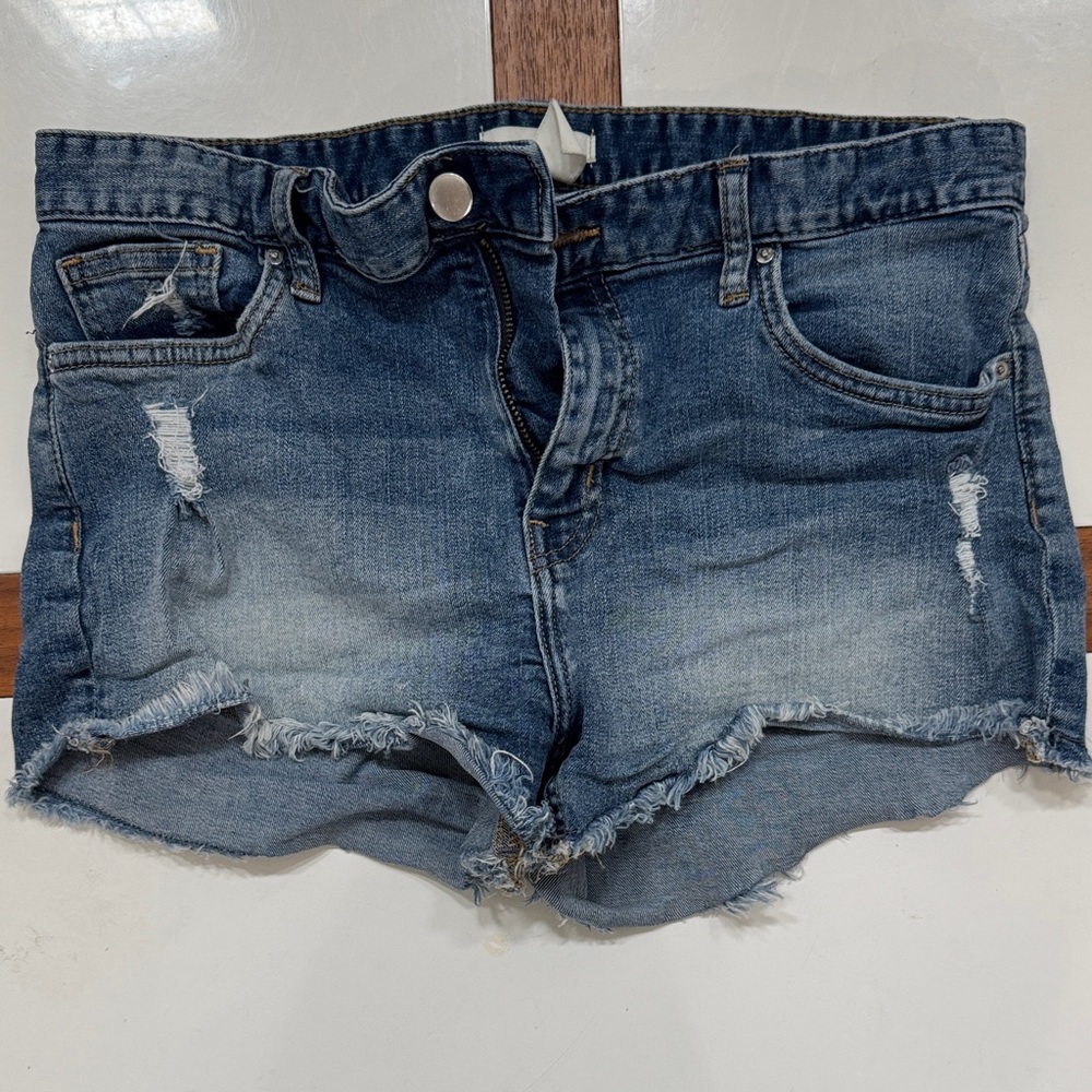 H&M Denim Distressed Women Shorts